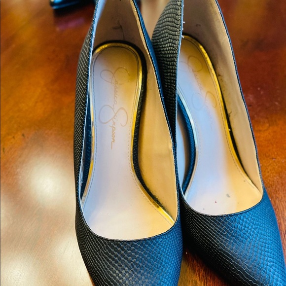 Jessica Simpson Black Professional Everyday Pointed Toes Heels - Picture 7 of 7